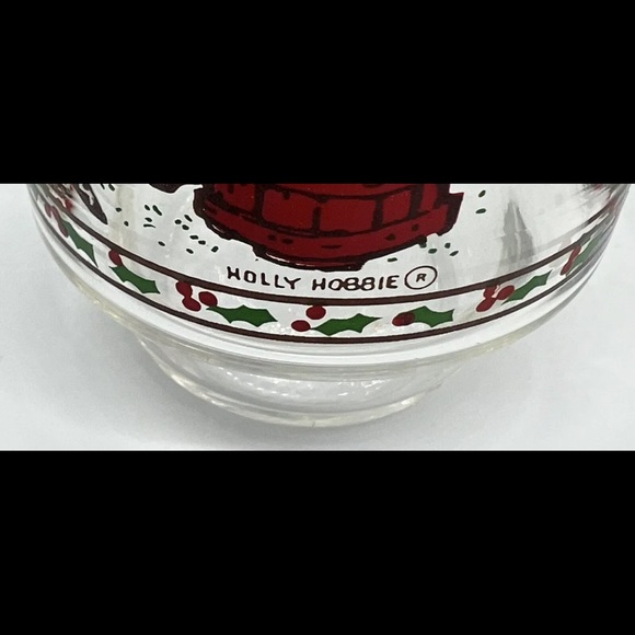 3- 16 Oz Vintage Holly Hobbie Christmas Coca Cola Glasses - Picture 4 of 4